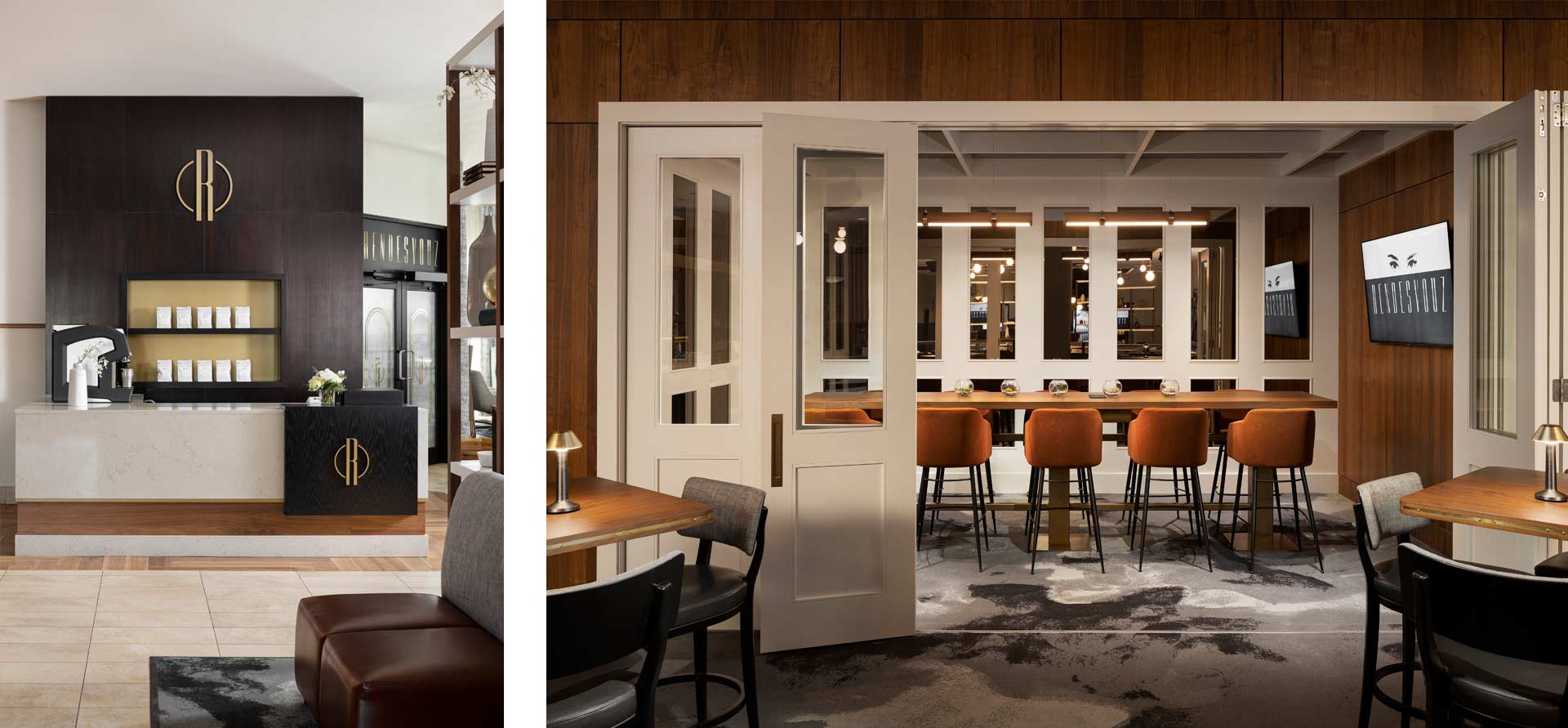 Rendesvouz Restaurant | Calgary Hospitality Architectural and Interior Design